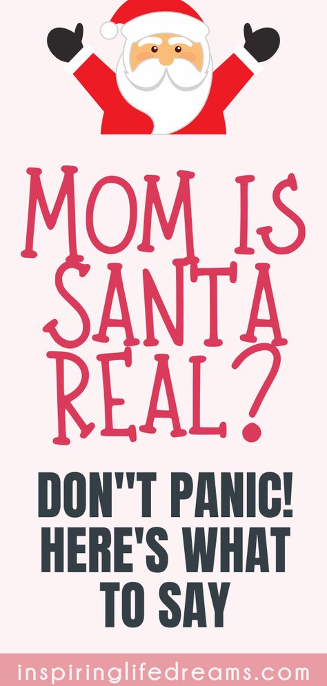 Don't panic! I know it's our worst nightmare when our kids finally ask us this question but Here's Exactly What To Say When Your Child Asks Is Santa Real? | Truth About Santa Letter Printable is here to download | Christimas For Kids | Christmas for kids ideas | Simple Christmas For Kids | Fun Christmas For Kids | Christmas for kids Printable #christmas What To Tell Kids About Santa, What To Say When Kids Ask About Santa, Santa Not Real Letter, Santa Not Real Letter For Kids, How To Explain Santa Isnt Real, Is Santa Real Letter, Explaining Santa Is Not Real, How To Tell Your Kids About Santa, Letter To Child About Santa