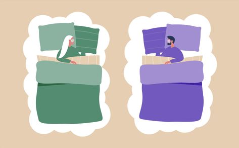 A “Sleep Divorce” Could Save Your Marriage — and Your Sanity Separate Beds, Save Your Marriage, Couple Room, Couple Sleeping, Sleeping Alone, Better Alone, Saving Your Marriage, Morning Person, Sleep Problems