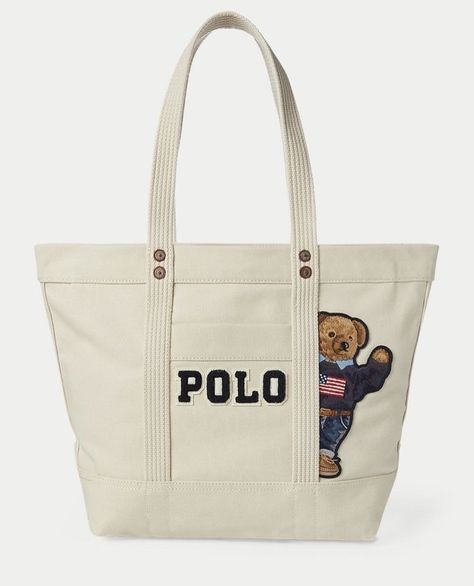 Polo Tote Bag, Polo Bag, Ralph Lauren Bag, Ralph Lauren Tote, Ralph Lauren Bags, Digital Closet, Girly Bags, Polo Bear, Fancy Bags