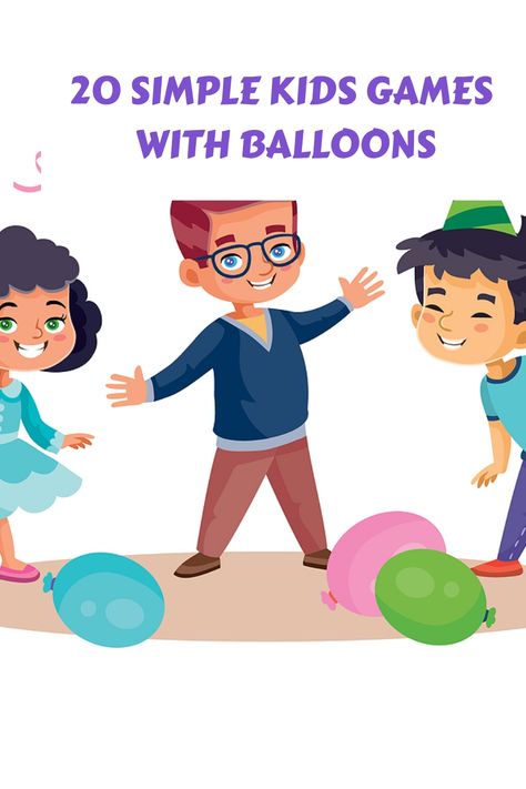 20 Simple Kids Games with Balloons Games With Balloons, Outdoor Games To Play, Gross Motor Activities, Fine Motor Skills Activities, Motor Skills Activities, Kids Laughing, Fun Party Games, Fun Games For Kids, Kids Games