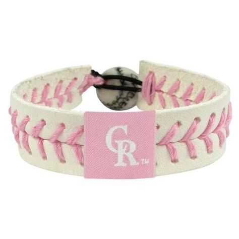 New! Colorado Rockies Bracelet Pink Baseball #ColoradoRockies Baseball Score Keeping, Yankees Outfit, Baseball Bracelet, Team Bracelets, Pink Things, Baseball Women, Red Bracelets, Jewelry Boards, Seattle Mariners