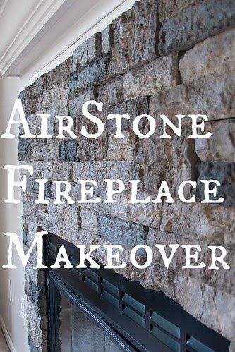 Airstone Fireplace, Stone Fireplace Makeover, Fireplace Redo, Fireplace Update, Fireplace Remodel, Diy Fireplace, Home Fireplace, Fireplace Makeover, Living Room Remodel