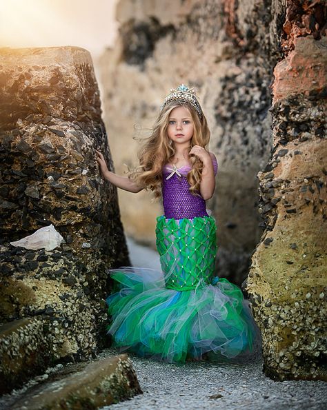 Mermaid Dress / 500px Mermaid Dress Kids, Mermaid Dress For Kids, Mermaid Costume Kids, Party Dress For Kids, Mermaid Birthday Outfit, Little Mermaid Dresses, Mermaid Birthday Party Decorations, Mermaid Theme Birthday Party, Mermaid Kids