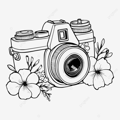 camera coloring pages drawing for kids vector camera coloring pages for kids camera coloring pages How To Draw A Camera, Camera Drawing Ideas, Camera Drawing Reference, Camera Coloring Page, Drawing Of Camera, Camera Line Drawing, Camera Drawing Sketches, Camera Drawing Art, Camera Sketch