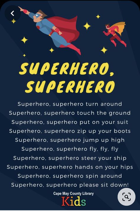 Superhero Songs, Superhero Theme Preschool, Superheroes Eyfs, Superhero Lessons, Superhero Preschool, Superhero Week, Super Hero Training, Superhero Camp, Superhero Toddler