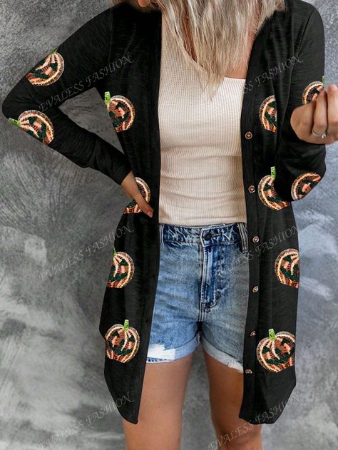 That Sequined Halloween Grimace Graphic Button Front Long Sleeve V Neck Cardigan sounds like a sparkly and spooky choice for Halloween! The grimace graphic must give it a fun and festive look. Perfect for adding some glitz and Halloween spirit to your outfit! 🎃👻 #HalloweenFashion #SpookyStyle Halloween Spirit, Halloween Fashion, V Neck Cardigan, Spirit Halloween, Cardigans For Women, Cardigans, Festival, V Neck, Halloween