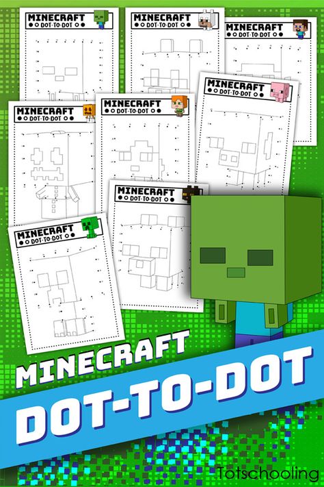 Minecraft Worksheets, Pixel Color By Number, Minecraft Party Activities, Minecraft Printables Free, Minecraft Activities, Diy Minecraft Birthday Party, Video Game Crafts, Mario Video Game, Minecraft Printables