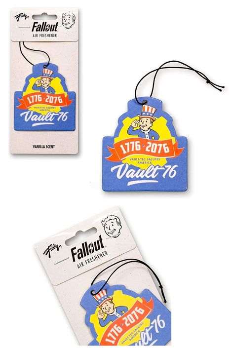 Fallout Vault 76 Air Freshener - Vanilla Scent for Car - Video Game Merchandise by Just Funky-Gamer Gift-Car-*As an Amazon Associate I earn from qualifying purchases. Fallout Merch, Fallout Merchandise, Game Merchandise, Vanilla Scent, Car Videos, Gamer Gifts, Air Fresheners, Air Freshener, Fallout