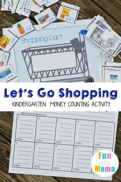 Grocery Shopping Money Counting Activity, Currency Learning, Math Lessons, How to Teach Kids about Money Money Games For Kids, Money Kindergarten, Money Counting, Activity Games For Kids, Learning Money, Teaching Money, Money Activities, Counting Activity, Money Math