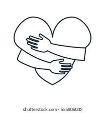 Hugging Self Drawing, Self Hug Drawing, Hug Cute Drawing, Hug Drawing Cute, Cute Hug Doodle, Hug Doodle, Hug Clipart, Drawing Hug, Hug Tattoo