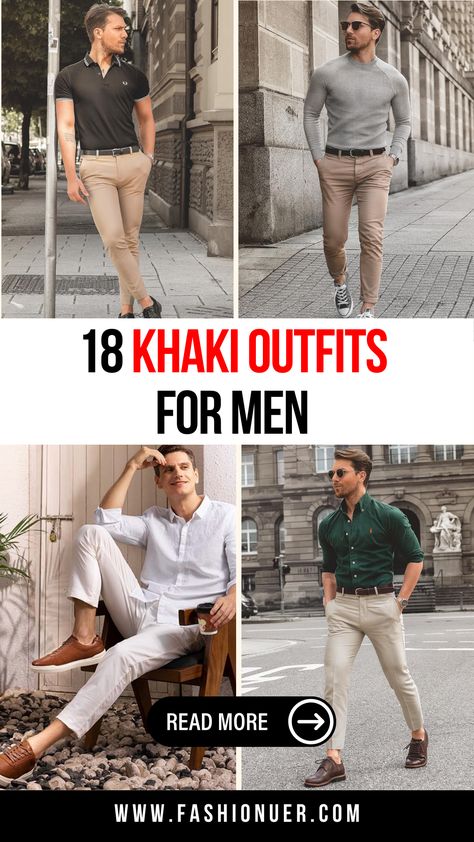 Look effortlessly cool in these stylish khaki outfit ideas for men! From tailored suits to casual streetwear, khaki is a versatile color for any occasion. Rock the party with confidence and elevate your wardrobe with these trendy looks. Dress to impress!
#KhakiOutfits #MensFashion #StyleInspo #PartyLooks #EffortlessStyle Khaki Dress To Impress, Khaki Corduroy Pants, Khakis Outfit, Khaki Suit, Brown Leather Dress Shoes, Khaki Vest, Streetwear Lifestyle, Singer Fashion, Khaki Blazer