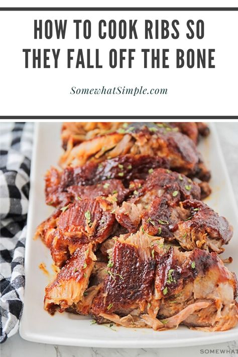 Cook Ribs In The Oven, Ribs Recipe Oven, Best Bbq Ribs, Fall Off The Bone Ribs, Bbq Ribs Recipe, Ribs In The Oven, Ribs In Oven, Bbq Recipes Ribs, How To Cook Ribs