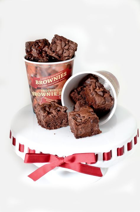 Double Chocolate Chunk Individual Brownie Bites Cup Brownies Cup, Gourmet Brownies, Brownie Cups, Brownie Bites, Chocolate Chunk, Double Chocolate, Diy Food, Diy Food Recipes, Brownies