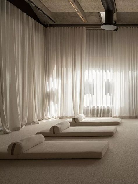 meditation - Vogue Scandinavia Meditation Room Design, Home Yoga Room, Vogue Scandinavia, Wellness Room, Yoga Studio Design, Wellness Studio, Zen Room, Zen Space, Yoga Space