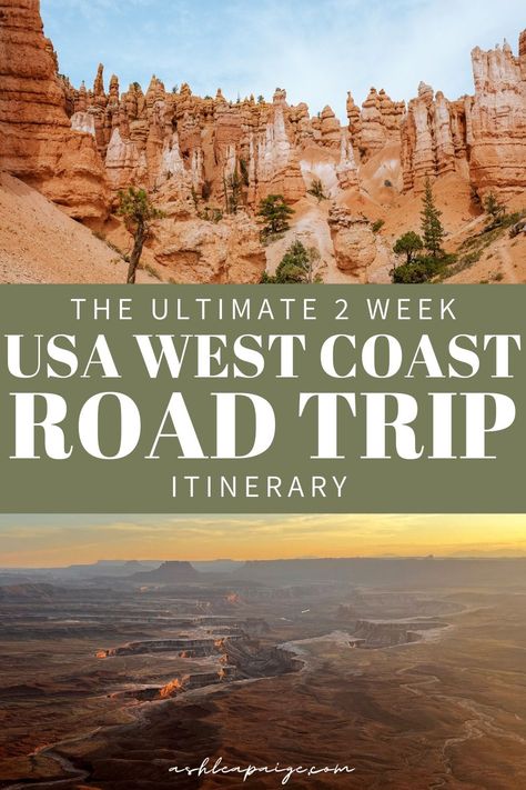 West Coast Road Trip Itinerary, Pacific Coast Road Trip, West Coast Travel, Usa Road Trip, Oregon Road Trip, West Coast Road Trip, Usa Beaches, National Park Road Trip, Us Road Trip