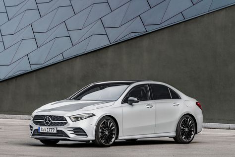 2019 Mercedes A-Class Sedan Fits Whole Lot Of Style Into Its Compact Shape | Carscoops Mercedes Auto, Mercedes S550, A Class Amg, Mercedes Benz Classes, Mercedes Cla, Mercedes Suv, Mercedes A Class, Mercedes G Wagon, Class Pictures