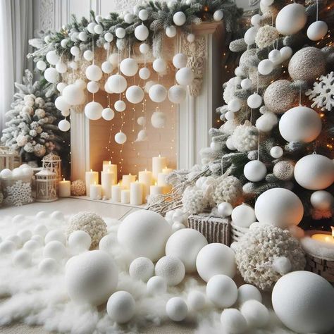 25 Winter Wonderland Christmas Decor Ideas » HomeDecorFull Christmas Winterwonderland Ideas, Xmas Wonderland Decor, Diy Indoor Winter Wonderland, Birthday Decorations Winter, White Christmas Tree With White Decor, Winter Igloo Decor, Elegant Winter Wonderland Decorations, Winter Events Ideas, Christmas White Decorations