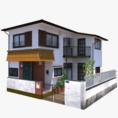 Japanese Modern House, Modern Japanese House, Japanese Apartment, Japanese Buildings, Asian House, Sims 4 House Plans, Sims 4 House Design, Casas The Sims 4, Sims Building