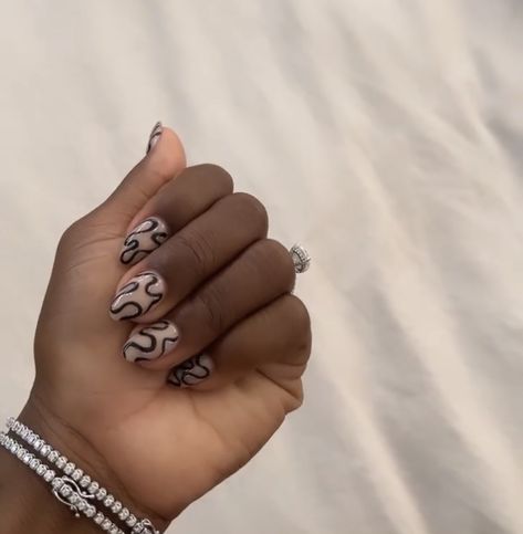 Simone Biles’ nails Influencer Nails, Line Nail Art, Lines On Nails, Simone Biles, Influencer, Manicure, Silver Rings, Nail Art, Nails