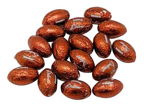 Football Party Favor Ideas, Football Gift Bags For Players, Football Snack Bags, Football Game Snacks, Football Candy, Chocolate Footballs, Football Party Favors, Filled Candy, Individually Wrapped Candy