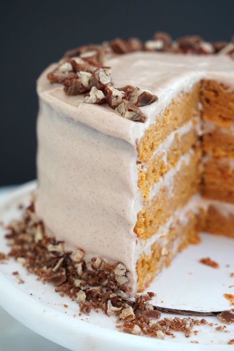 Sweet Potato Cake With Cream Cheese Icing, Brick Street Sweet Potato Cake Recipe, Sweet Potato Spice Cake, Chocolate Sweet Potato Cake, Sweet Potato Layer Cake, Sweet Potato Cake Recipes, Sweet Potato Cake Southern, Sweet Potato Layer Cake Recipe, Thanksgiving Recipes Dessert Cake