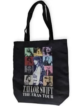 Eras Tour Tote Bag (Stadium Only) $30 Taylor Swift Red Album, Taylor Swift Black, Taylor Swift Red Tour, Taylor Swift Eras Tour, Taylor Swift Eras, Taylor Swift Outfits, Bag Women Fashion, Tour Merch, Cute Tote Bags