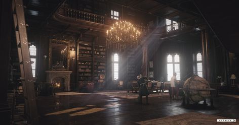 Thornbridge Manor, Map Building, Hitman 3, Daniel Garcia, Agent 47, Wayne Manor, Mansion Floor Plan, Old Mansions, Environment Art