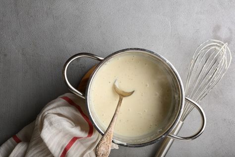 Beurre Blanc Recipe: How to Make French Butter Sauce - 2021 - MasterClass Meal Hacks, Easy White Sauce, White Sauce Recipe, Bechamel Sauce Recipe, Mornay Sauce, French Sauces, Making Mac And Cheese, Savory Cheese, Food Meals