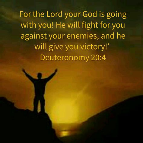 Deuteronomy 20:4 Deuteronomy 20 4, Victorious, Verses, Bible Verses, Spirituality, Bible, Movie Posters