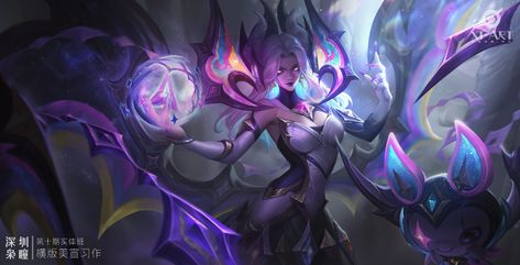 Star Nemesis Morgana, Star Nemesis, Morgana League Of Legends, Splash Art, I Am Game, League Of Legends, Stars, Canvas, Art