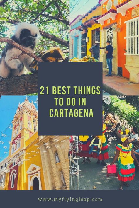 Cartagena is an amazing city filled with lots of color, beauty, history, and great food. Learn the 21 best things to do and plan your visit! Cartagena Colombia Travel, Colombia Travel Guide, Visit Colombia, Latin America Travel, South America Destinations, Travel Preparation, Colombia Travel, Honeymoon Travel, South America Travel