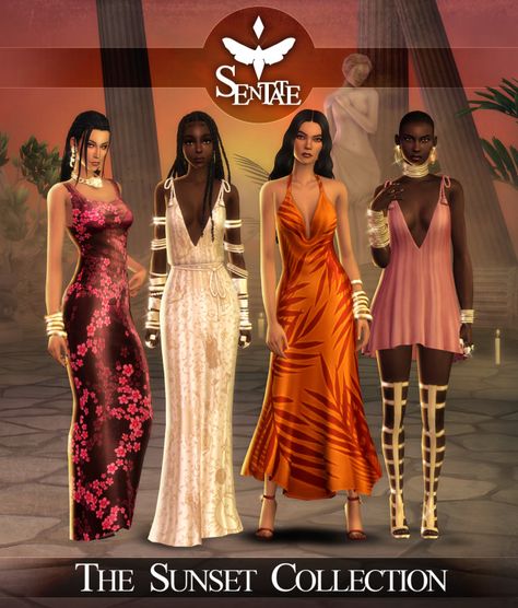 Sims Dress Maxis Match, Sims 4 Cc Maxis Match Masculine, Sims 4 Cc Beach Clothes Maxis Match, Sulani Sims 4 Cc, Sims 4 Sentate Cc, Sims Swimwear, Sims 4 Cc Sulani, Sims 4 Cc Sentate, Sims 4 Long Dress Maxis Match