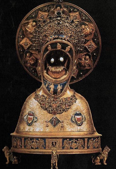 Santo Antonio, St Anthony, Clock, Gold, Black, Padua