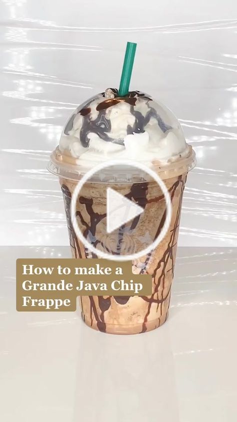 Homemade Java Chip Frappachino, Java Chip Frappachino Starbucks, Double Chocolate Chip Frappe Starbucks, Starbucks Java Chip Frappuccino Recipe, Java Chip Frappachino Recipe, Starbucks Chocolate Chip Frappuccino, Java Chip Frappachino, Frappachino Recipe, Java Chip Frappe