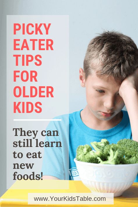 Picky Eater Tips for Older Kids - Your Kid's Table Toddler Picky Eater, Feeding Therapy, Picky Toddler, Picky Eaters Kids, Picky Kids, Picky Eating, Fussy Eaters, Health Recipes, Kids Table