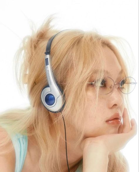 Headphones, A Woman, Blonde, Tumblr, On Instagram, Instagram