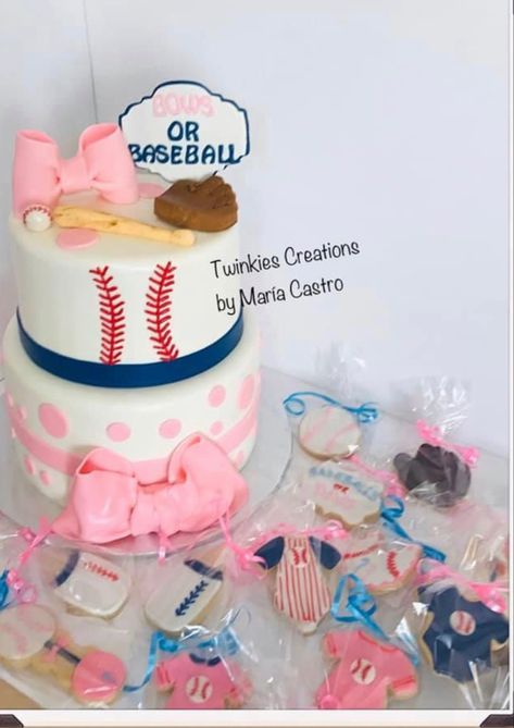 Gender reveal Gender Reveal Cake, Gender Reveal, Custom Cakes, Cake Pops, Cake