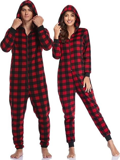 Pyjamas Onesie, Zipper Jumpsuit, Winter Jumpsuit, Matching Christmas Pajamas, Comfortable Pajamas, Onesie Pajamas, Family Christmas Pajamas, One Piece Pajamas, Wearable Blanket