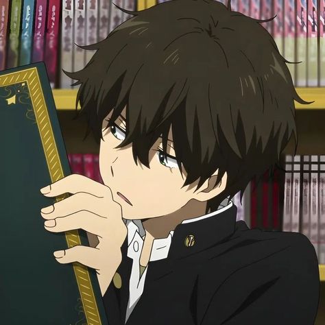 Oreki Pfp, Houtarou Oreki, Oreki Houtarou, Quote Banner, Kyoto Animation, Discord Pfp, Cute Tumblr Wallpaper, Tumblr Wallpaper, Animation Studio