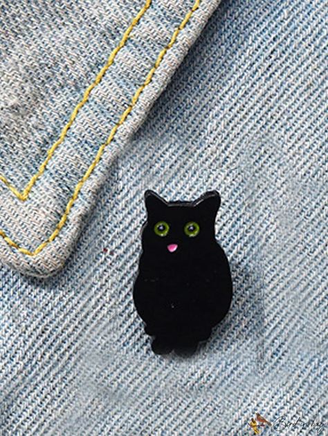 Bird in Bag - Cute Cat Paw and Slogan Enamel Brooch - The Perfect Accessory for Your Outfit, Handbag, Shoulder Bag, Embellished Bags, Animal Bag, Cat Items, Enamel Pin Badge, Cat Paw, Enamel Brooch, Cat Paws, Cat Pin, Bird In Bag