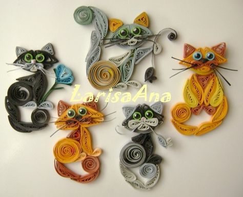 Quilling Animals, Origami And Quilling, Paper Quilling Jewelry, Art Quilling, Quilling 3d, Paper Quilling Patterns, Quilled Paper Art, Quilled Creations, Quilling Tutorial