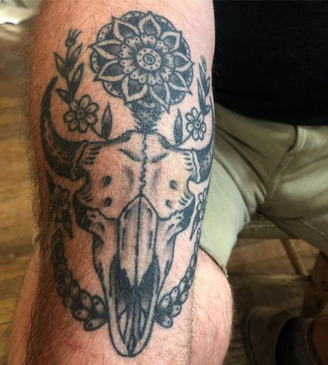 Western Buffalo Tattoo, African Buffalo Tattoo, Neo Traditional Buffalo Tattoo, Buffalo American Traditional Tattoo, Buffalo Skull Tattoo Traditional, Buffalo Tattoo, Buffalo Skull, Santa Fe Style, Body Is A Temple