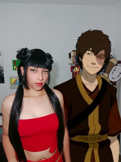 Mai And Zuko, Zuko Avatar, Couples Costume, Couples Costumes, Avatar, Anime