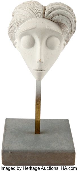 A "Victor" Test Head from "Tim Burton's Corpse Bride."... Movie/TV | Lot #46110 | Heritage Auctions Tim Burton Sculpture, Tom Burton Characters, Tim Burton Decor, Corpse Bride Doll, Victor Corpse Bride, Tim Burton Personajes, Corpse Bride Art, Dead Bride, Tim Burton Corpse Bride