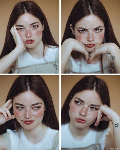 Xenia Lau photography - Portfolio Xenia Lau, Expressions Photography, 얼굴 드로잉, 얼굴 그리기, Face Drawing Reference, Smink Inspiration, Photographie Portrait Inspiration, 사진 촬영 포즈, Human Poses Reference