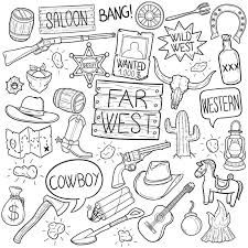 Western Drawing Ideas, Famous Drawing, Scribble Sketch, Western Things, Doodle Icons, Cowboy Tattoos, Western Tattoos, Animal Rabbit, Illustration Tattoo