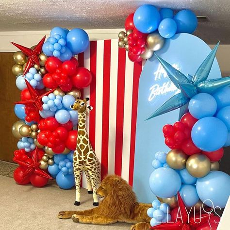 Circus Theme Balloons, Carnival Birthday Party Backdrop, Circus Balloon Arch, Circus Balloon Garland, Carnival Theme Backdrop, Carnival Balloon Arch, Carnival Baby Shower Theme, Circus Balloons, Carnival Backdrop