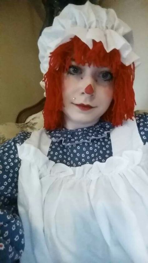 Raggedy Ann Cosplay, Raggedy Ann Costume, Clown Core, Cosplay Inspo, Raggedy Ann And Andy, Raggedy Ann, Costume Makeup, Artsy Fartsy, Outfits Ideas