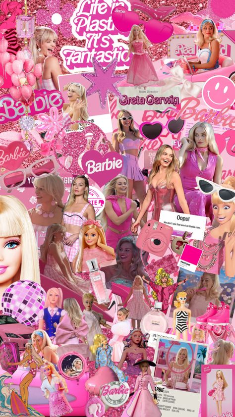 #barbie #barbiemovie #barbiecore #pink #pinkaesthetic Barbie Scrapbook, Barbiecore Outfit, Wallpaper Movies, Barbiecore Aesthetic, Barbie Wallpaper, Disney Barbie Dolls, Barbie Items, Nana Jacqueline, Barbie Theme Party