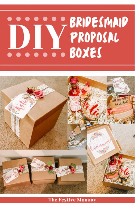 Bridesmaid Proposal Box Ideas Diy, Bridesmaid Proposal Box Diy, Bridesmaid Boxes Diy, Bridesmaid Proposal Box Ideas, Proposal Box Ideas, Diy Bridesmaid Proposal, Diy Bridesmaid Gifts, Bridesmaid Proposal Diy, Bridesmaid Diy